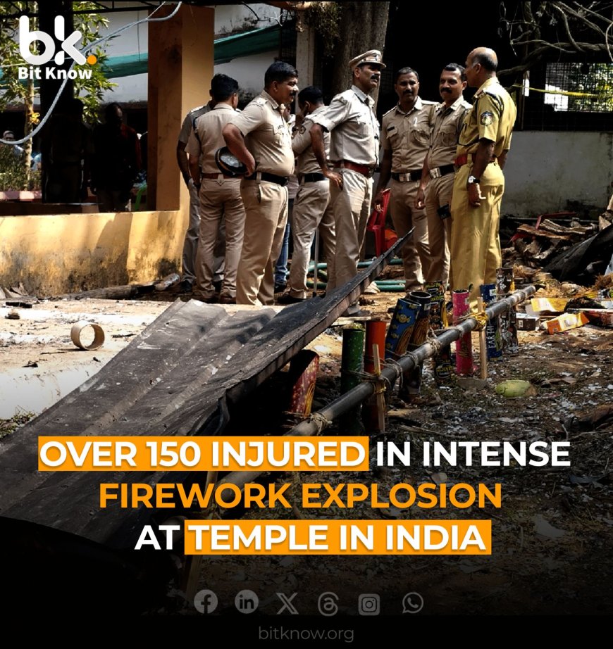 Over 150 Injured in Intense Firework Explosion at Temple in India