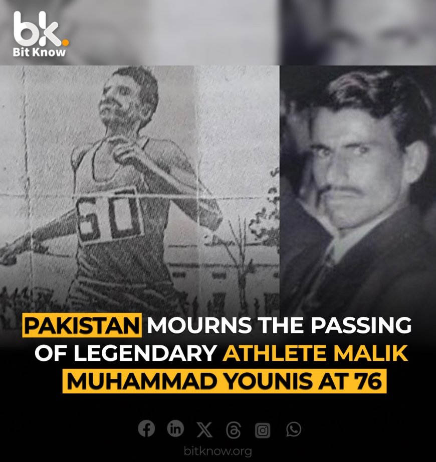 Pakistan Mourns the Passing of Legendary Athlete Malik Muhammad Younis at 76