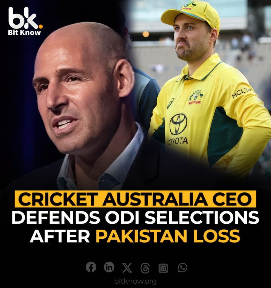 Cricket Australia CEO Nick Hockley defends selections in ODI loss to Pakistan