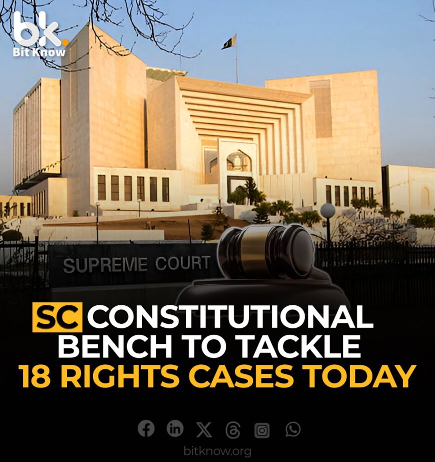 SC Constitutional Bench to Tackle 18 Rights Cases