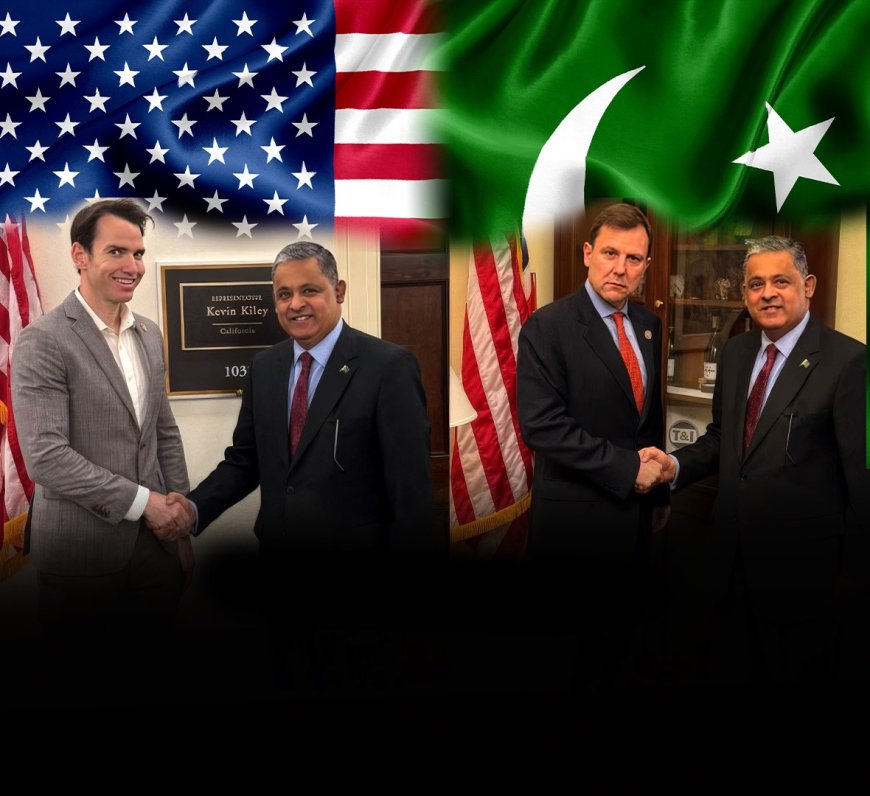 Pakistan's Envoy Meets US Lawmakers to Strengthen Bilateral Ties